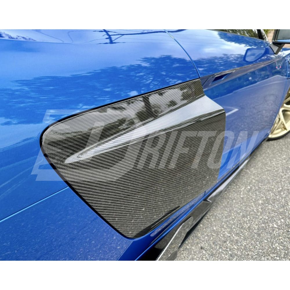 GT4 LMS Style Dry Carbon Fiber Side Blade For Audi R8 2016-2024