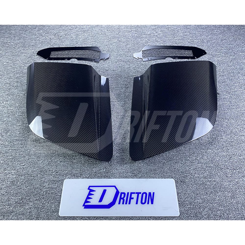 GT4 LMS Style Dry Carbon Fiber Side Blade For Audi R8 2016-2024