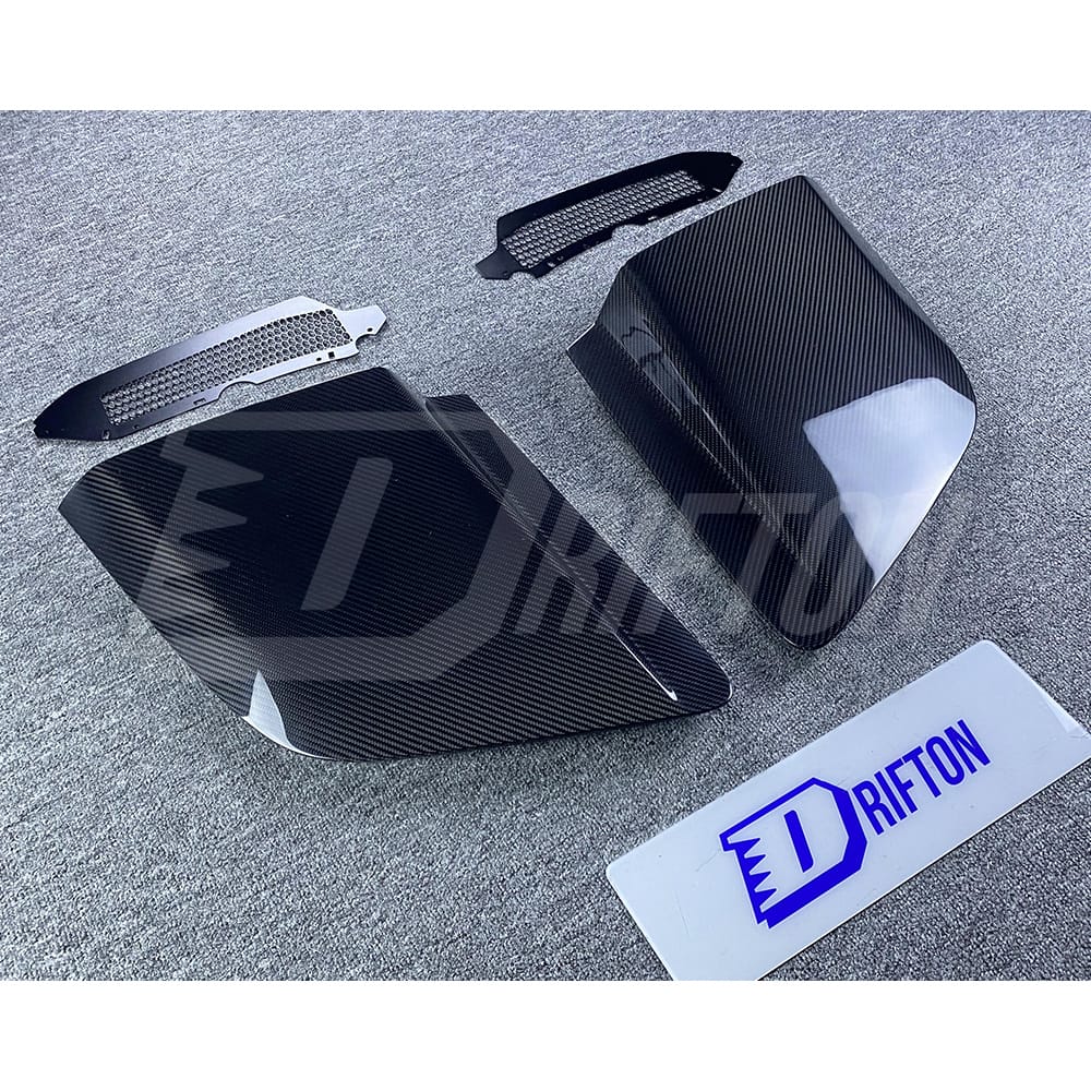 GT4 LMS Style Dry Carbon Fiber Side Blade For Audi R8 2016-2024