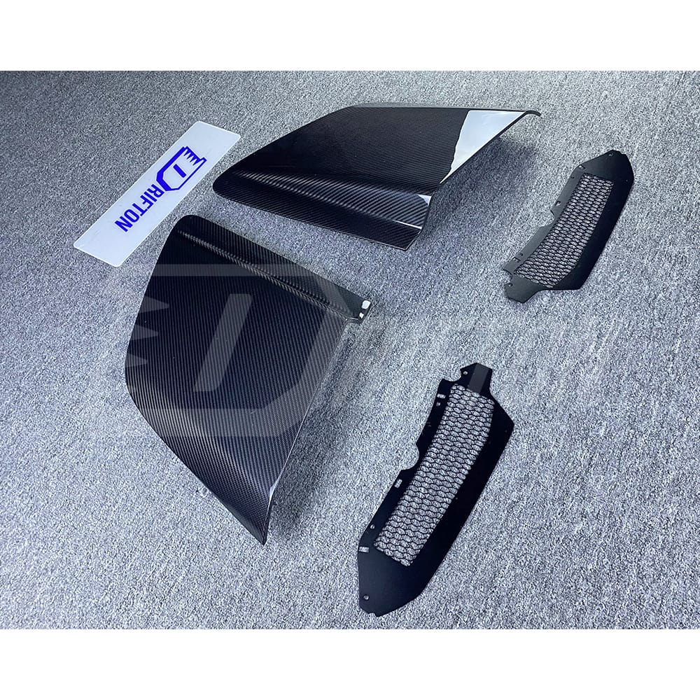 GT4 LMS Style Dry Carbon Fiber Side Blade For Audi R8 2016-2024