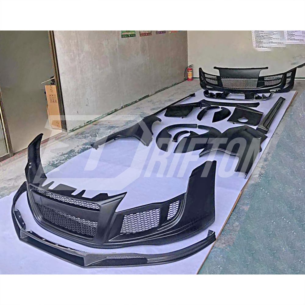 PPI Style Partial Carbon Fiber Wide Body Kit For Audi R8 2007-2015