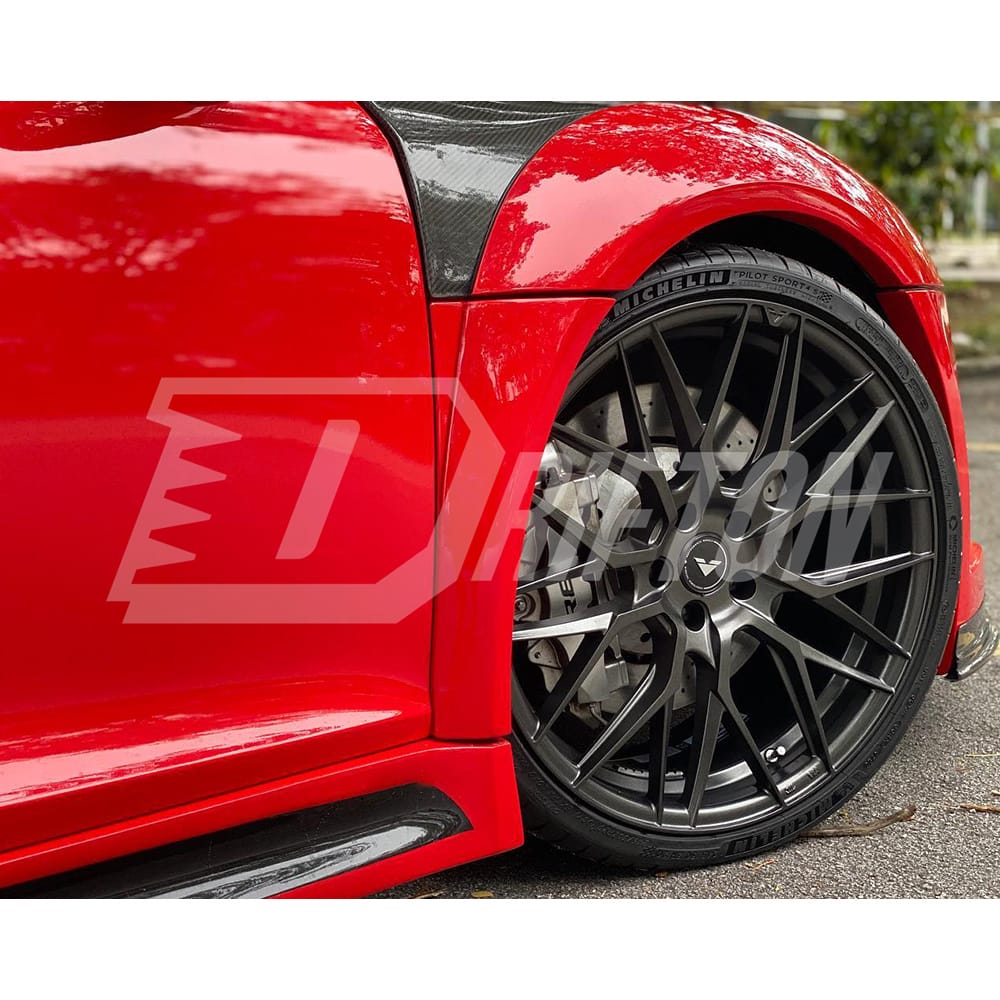 PPI Style Partial Carbon Fiber Wide Body Kit For Audi R8 2007-2015
