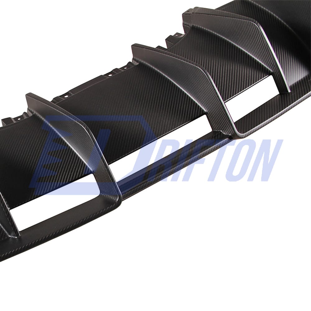 Paktechz Style Dry Carbon Fiber Rear Diffuser For Audi R8 2020-2024