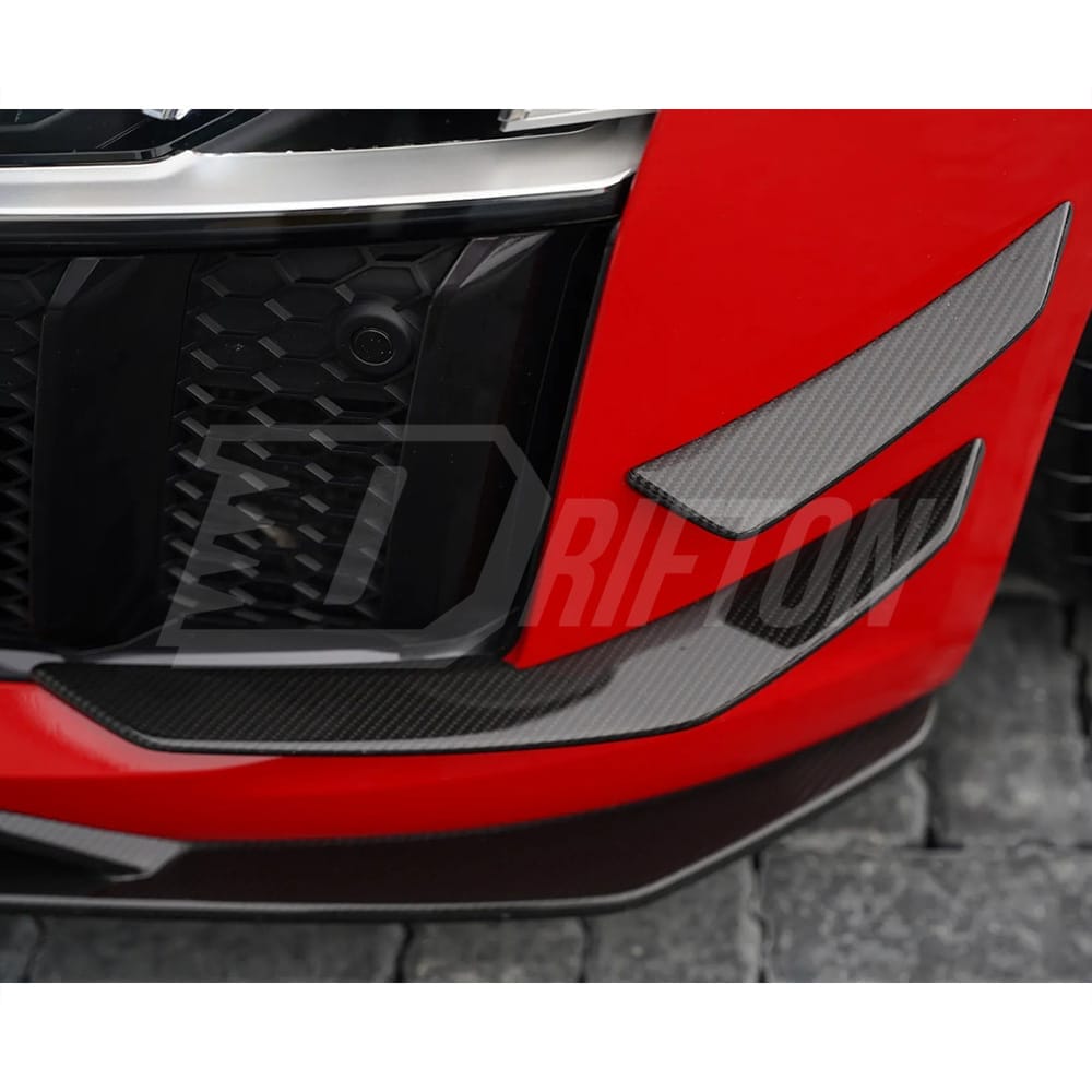 Performance Style Carbon Fiber Front Lip For Audi R8 2016-2019