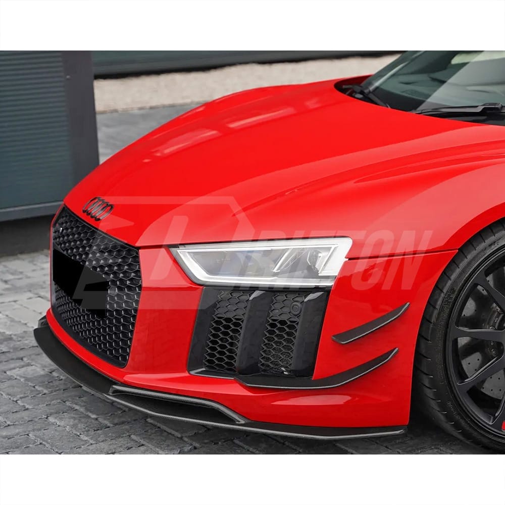 Performance Style Carbon Fiber Front Lip For Audi R8 2016-2019