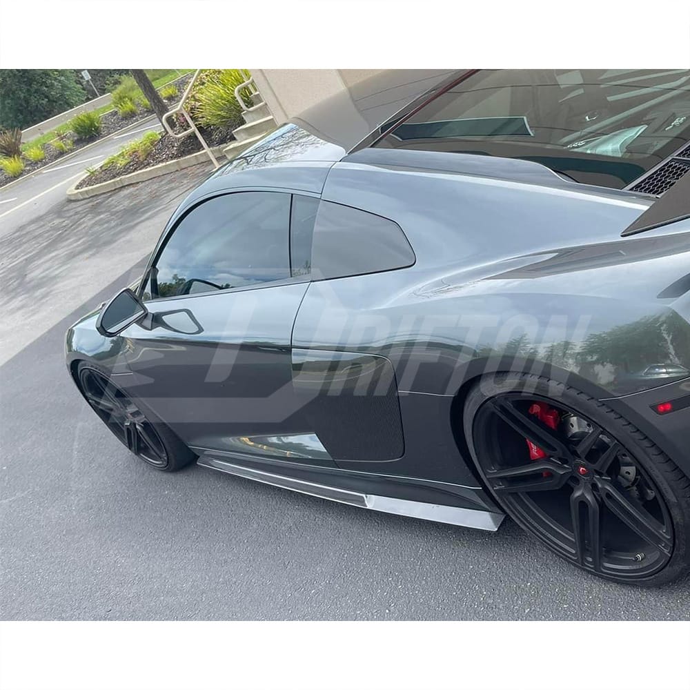 Performance Style Carbon Fiber Side Skirt For Audi R8 V10 2016-2019