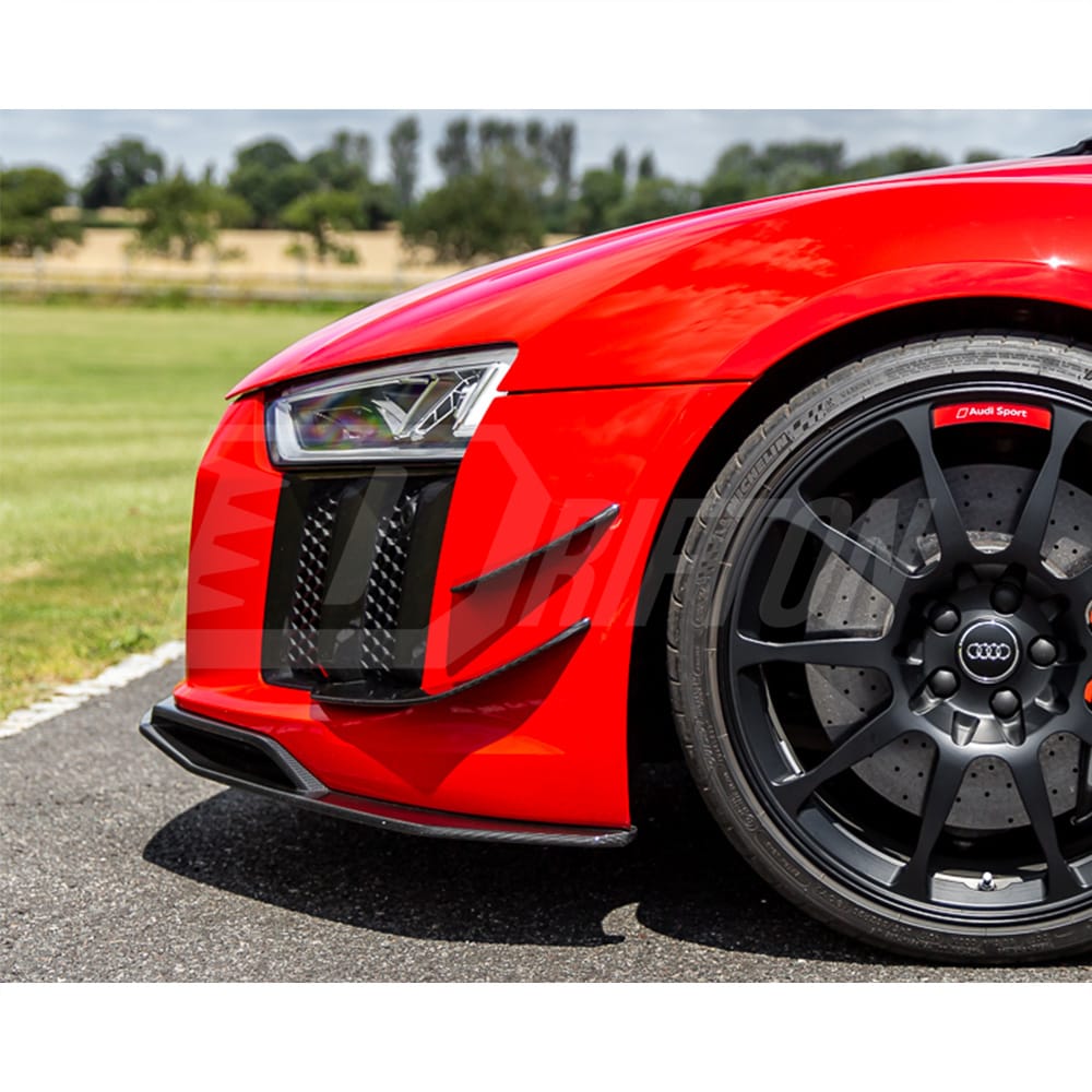 Performance Style Dry Carbon Fiber Front lip For Audi R8 2016-2019