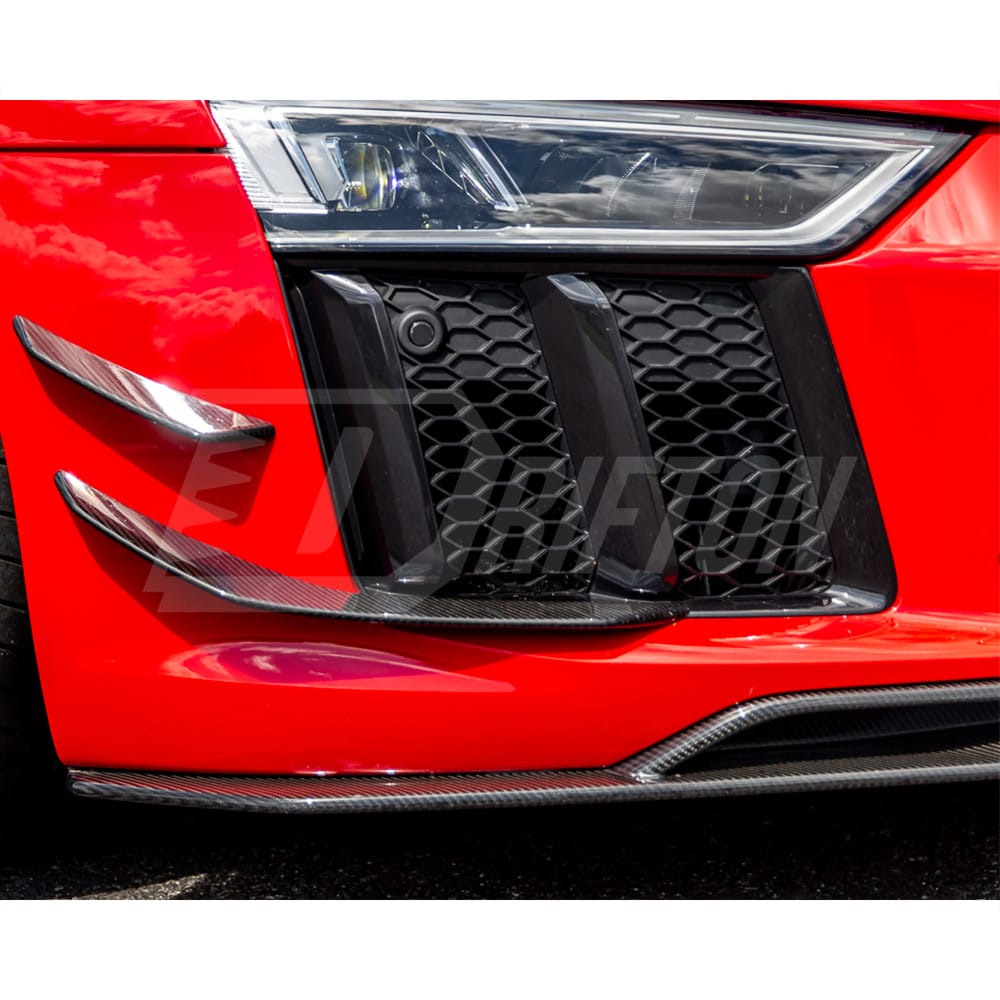 Performance Style Dry Carbon Fiber Front lip For Audi R8 2016-2019