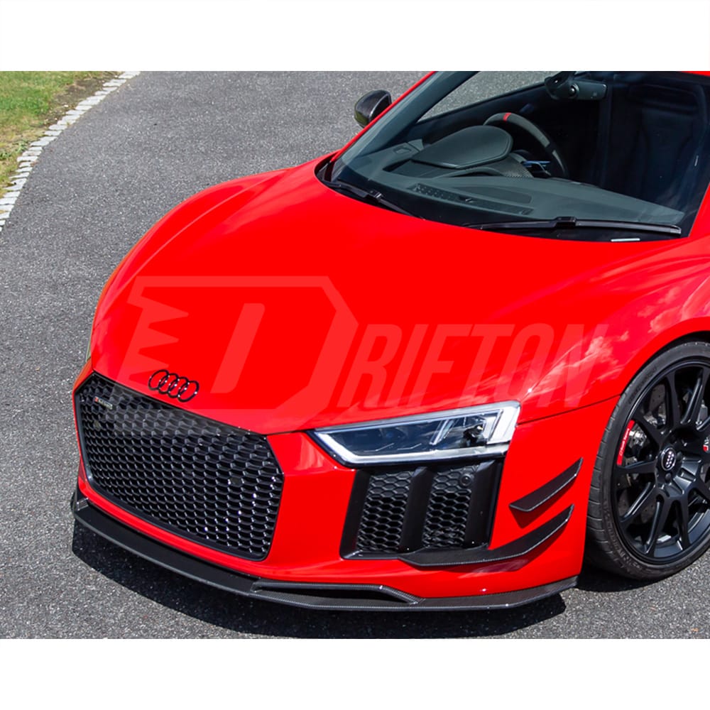 Performance Style Dry Carbon Fiber Front lip For Audi R8 2016-2019