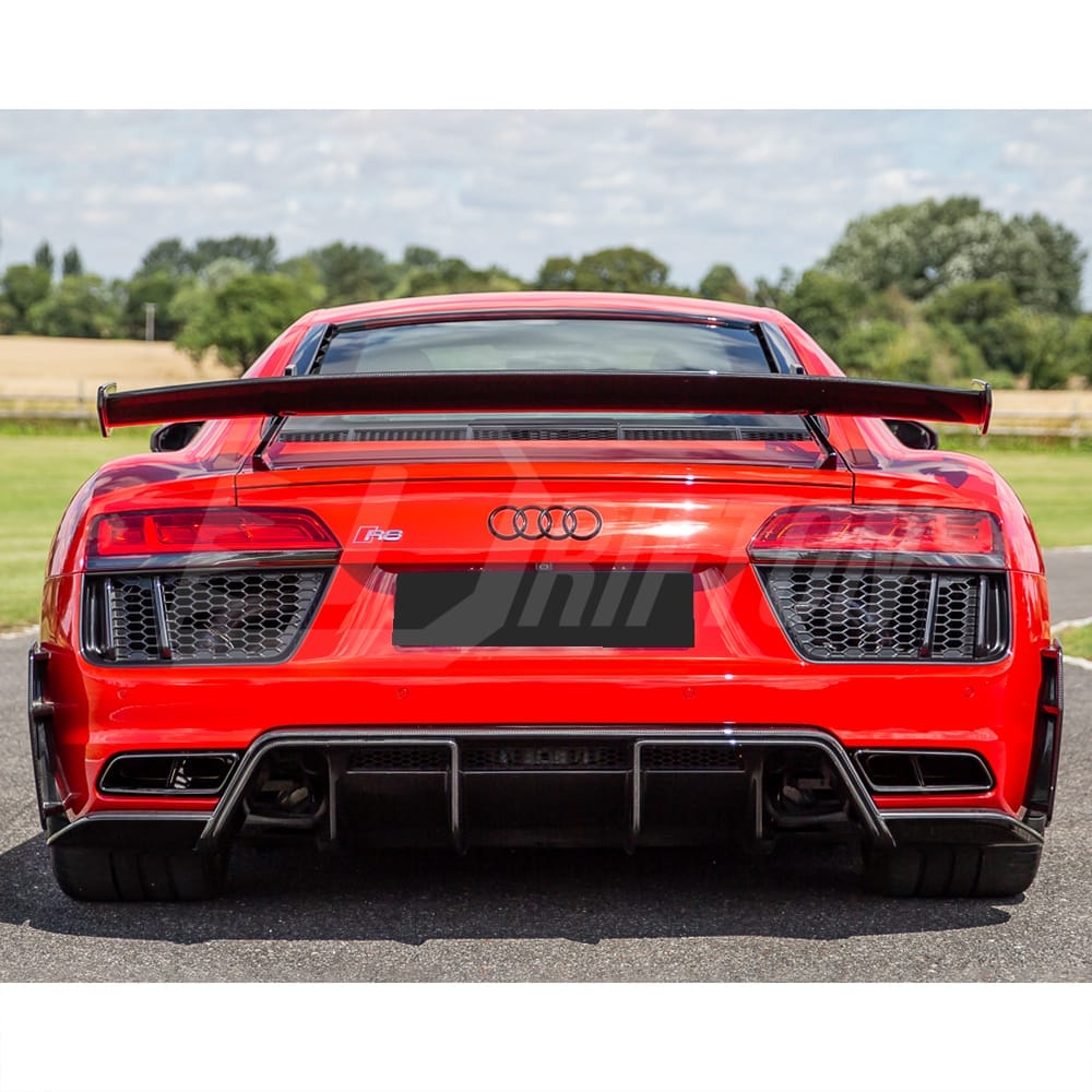 Performance Style Dry Carbon Fiber Rear Spoiler GT Wing For Audi R8 2016-2024