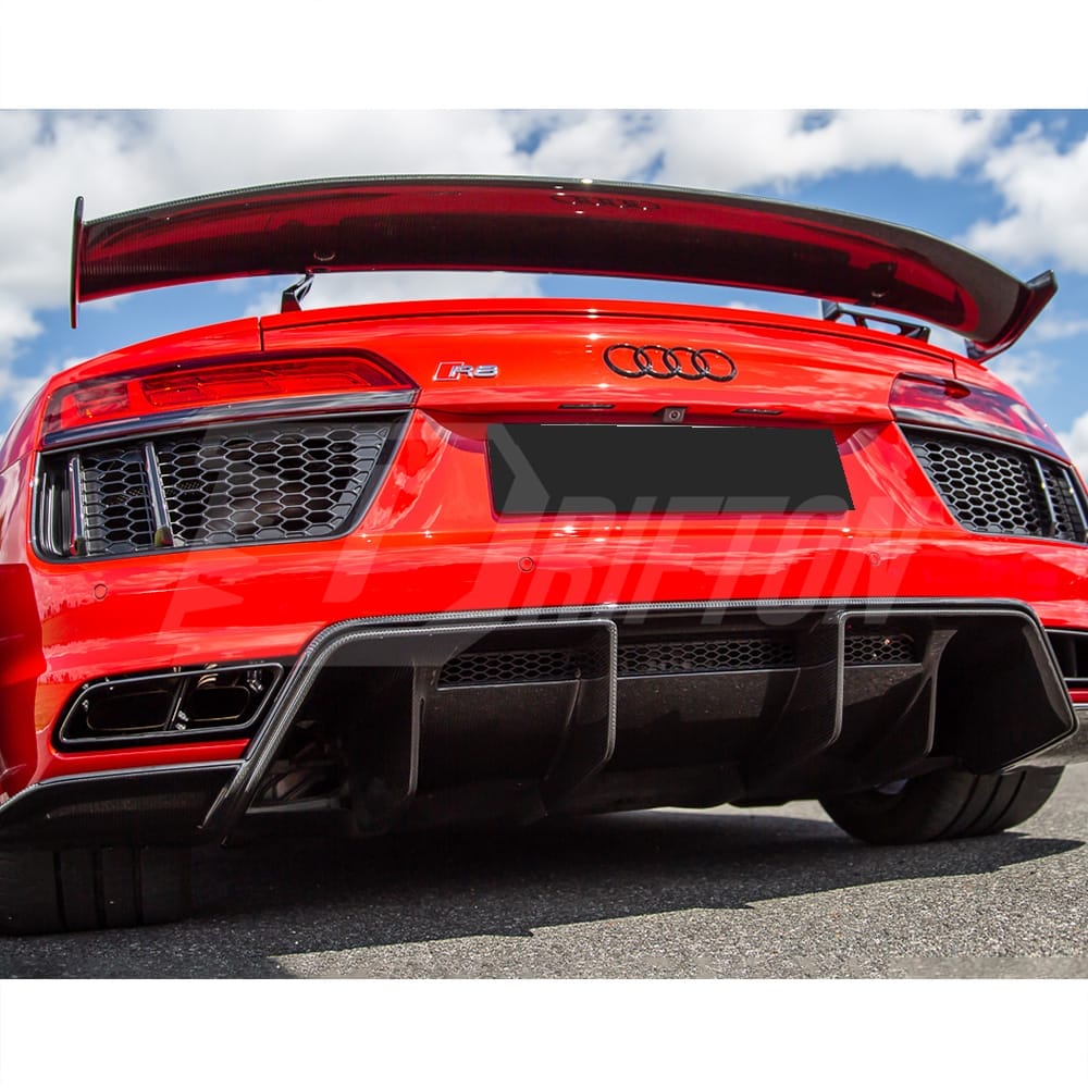 Performance Style Dry Carbon Fiber Rear Spoiler GT Wing For Audi R8 2016-2024