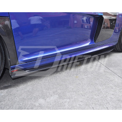 CMST Style Carbon Fiber Side Skirt For Audi R8 V8 V10 2007-2015