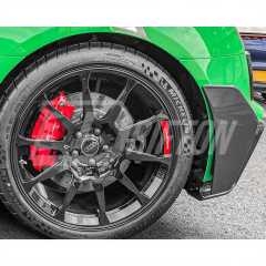 GT RWD Style Dry Carbon Fiber Rear Bumper Canards Splitter For Audi R8 2020-2024