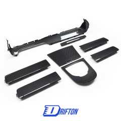 Dry Carbon Fiber Interiors Replacement LHD For Mercedes Benz G-Class W464 G500 AMG G63 2018-2024