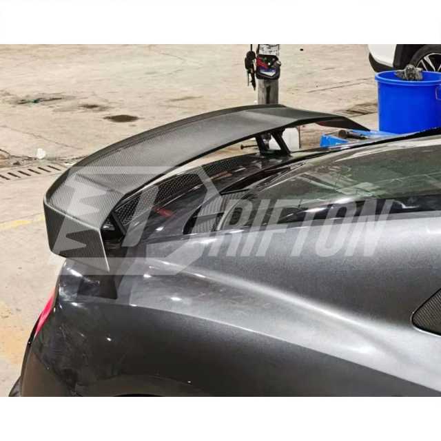 Paktechz Style Dry Carbon Fiber Rear Spoiler GT Wing For Audi R8 2016-2024