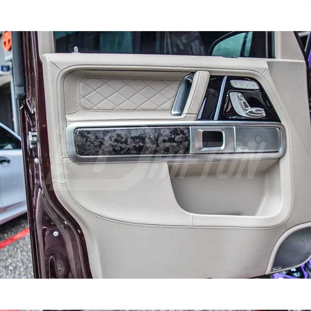 Forged Dry Carbon Fiber Replacement LHD Interiors For Mercedes Benz G-Class W464 G500 AMG G63 2018-2024