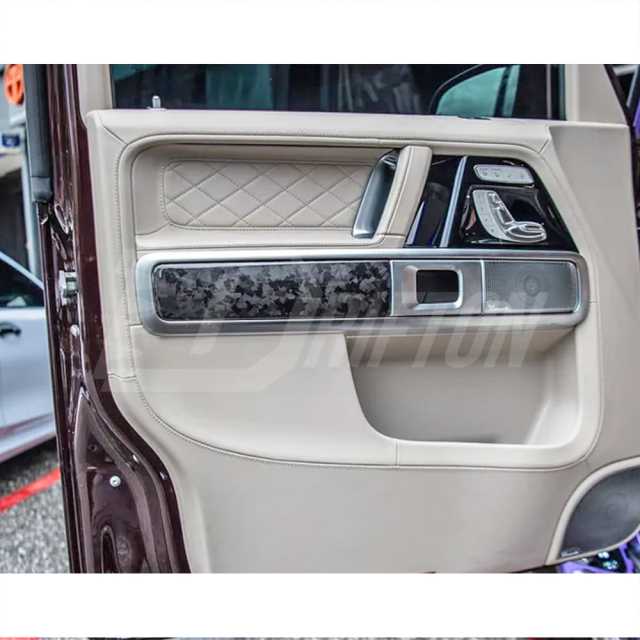 Forged Dry Carbon Fiber Replacement LHD Interiors For Mercedes Benz G-Class W464 G500 AMG G63 2018-2024