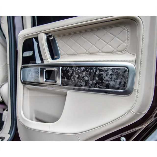 Forged Dry Carbon Fiber Replacement LHD Interiors For Mercedes Benz G-Class W464 G500 AMG G63 2018-2024