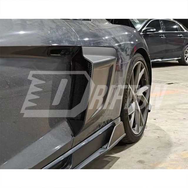 Paktechz Style Dry Carbon Fiber Side Blade For Audi R8 2016-2024