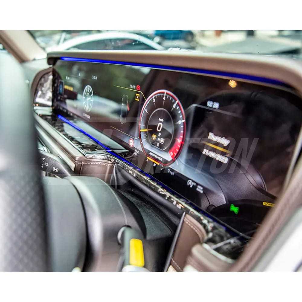 Forged Dry Carbon Fiber Replacement LHD Interiors For Mercedes Benz G-Class W464 G500 AMG G63 2018-2024