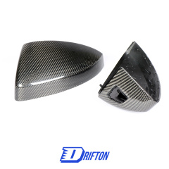 ABS + Carbon Fiber Replacement Mirror Cover For Audi R8 2016-2024