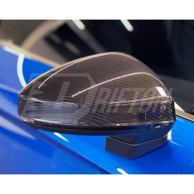 ABS + Carbon Fiber Replacement Mirror Cover For Audi R8 2016-2024
