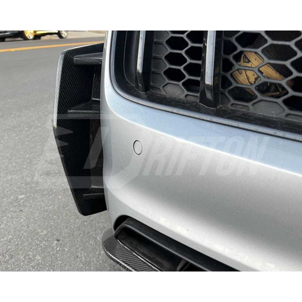 Carbon Fiber Rear Bumper Side Vent Spats For Audi R8 V10 2016-2019