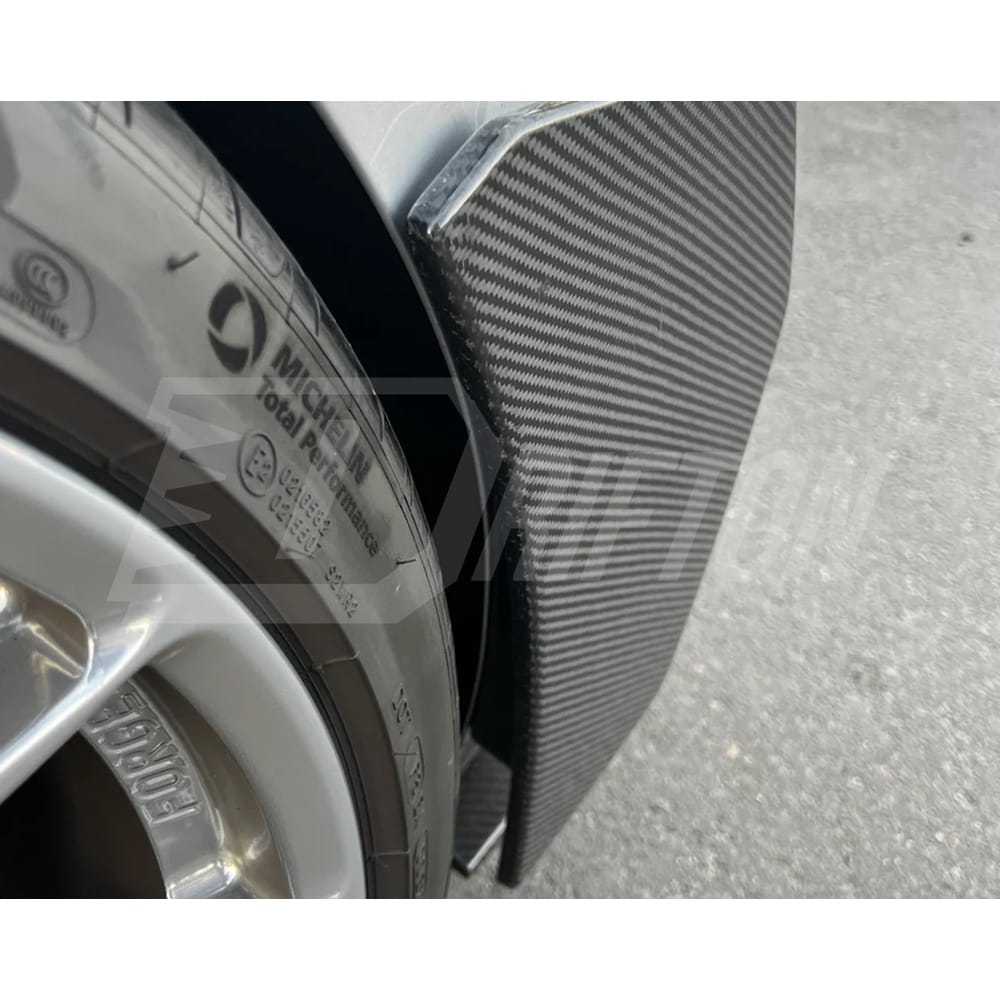 Carbon Fiber Rear Bumper Side Vent Spats For Audi R8 V10 2016-2019