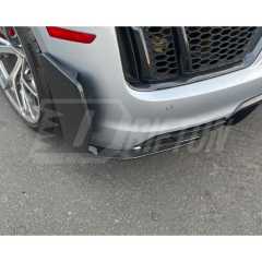 Carbon Fiber Rear Bumper Side Vent Spats For Audi R8 V10 2016-2019