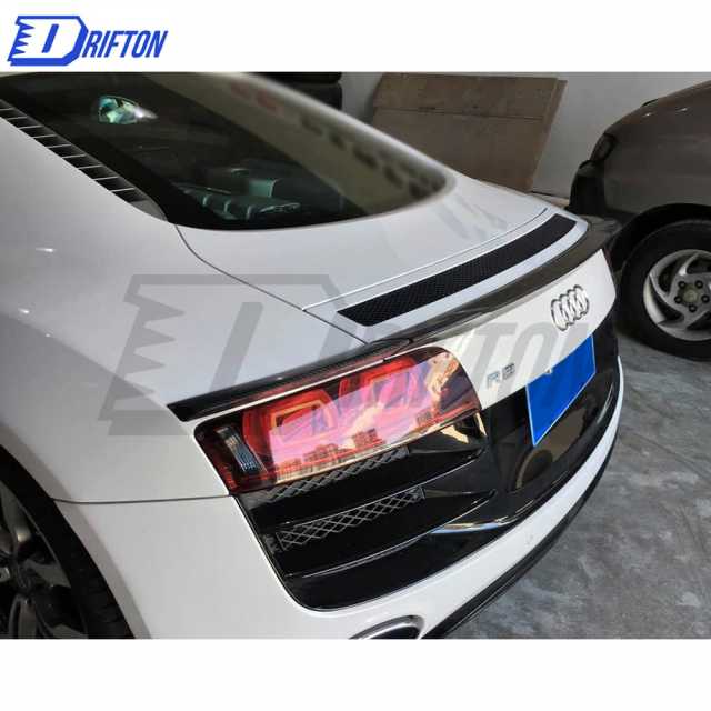 Carbon Fiber Rear Spoiler Trunk Wing for Audi R8 GT V8 V10 2007-2015