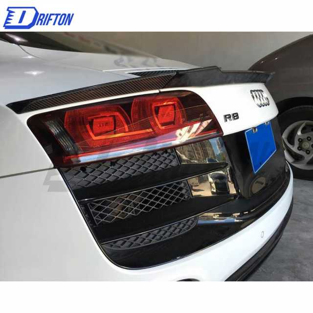 Carbon Fiber Rear Spoiler Trunk Wing for Audi R8 GT V8 V10 2007-2015