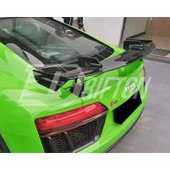 Drifton Style Dry Forged Carbon Fiber Spoiler For Audi R8 2016-2018