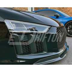 Dry Carbon Fiber Front Bumper Side Vents For Audi R8 V10 2016-2019