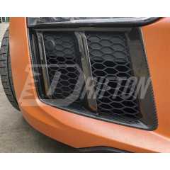 Dry Carbon Fiber Front Bumper Side Vents For Audi R8 V10 2016-2019