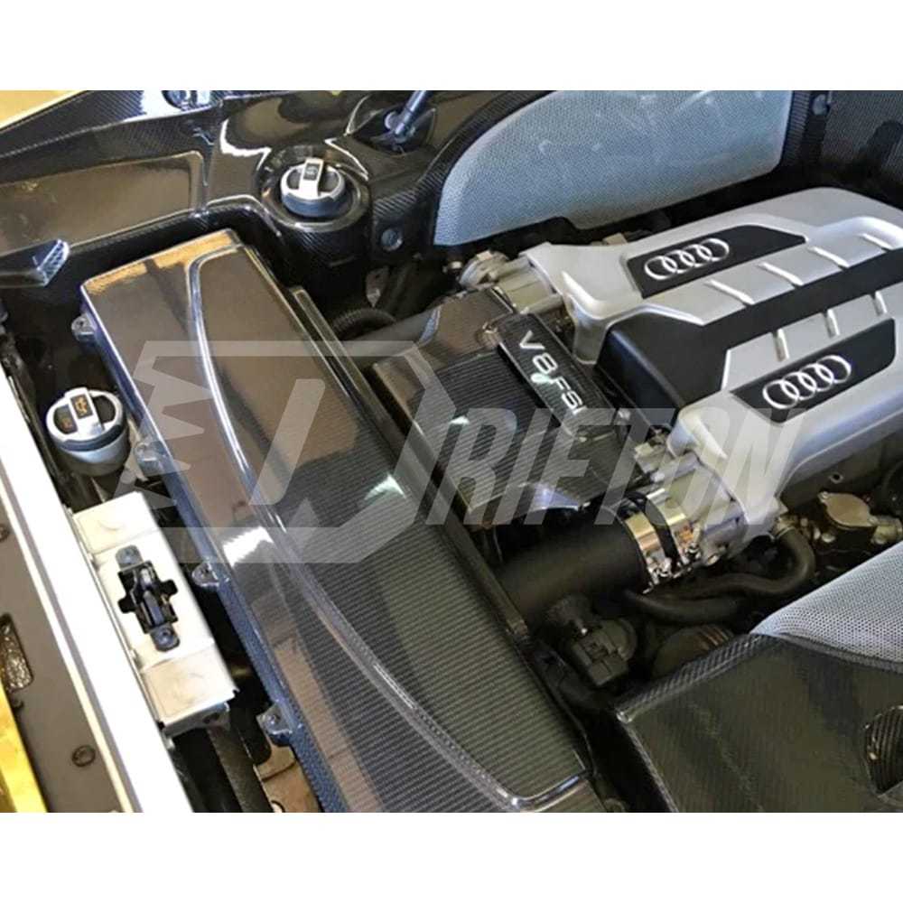 Dry Carbon Fiber Replacement Engine Cover For Audi R8 V8 V10 2007-2015