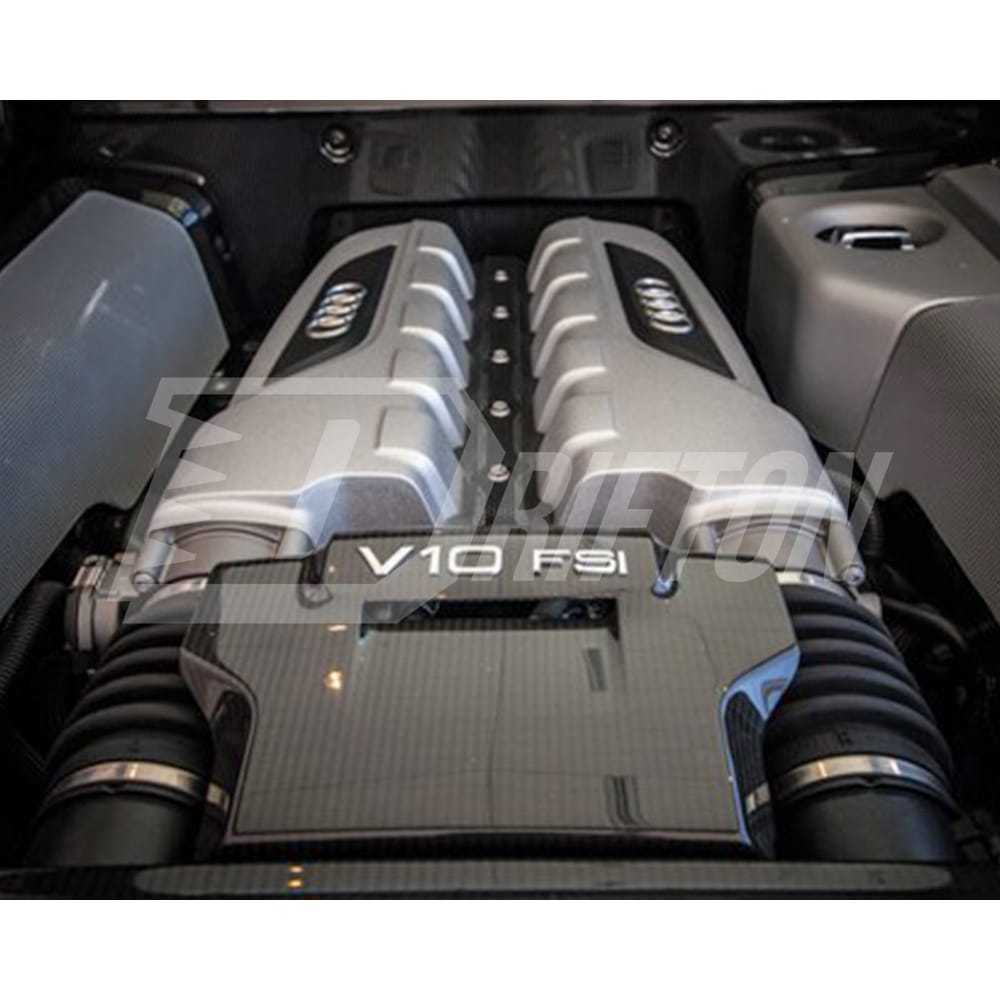 Dry Carbon Fiber Replacement Engine Cover For Audi R8 V8 V10 2007-2015