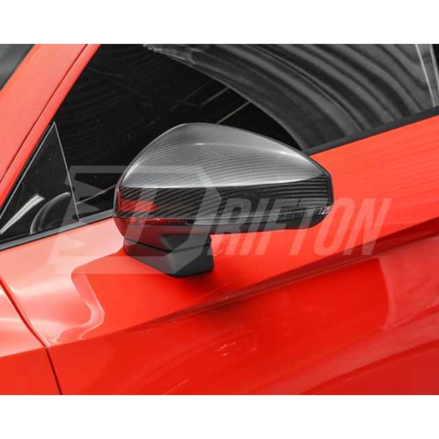 Dry Carbon Fiber Replacement Mirror Cover For Audi R8 2016-2024
