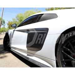 GT4 LMS Style Dry Carbon Fiber Side Blade For Audi R8 2016-2024