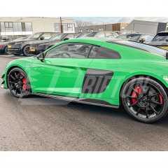 GT RWD Style Dry Carbon Fiber Side Skirt For Audi R8 2020-2024