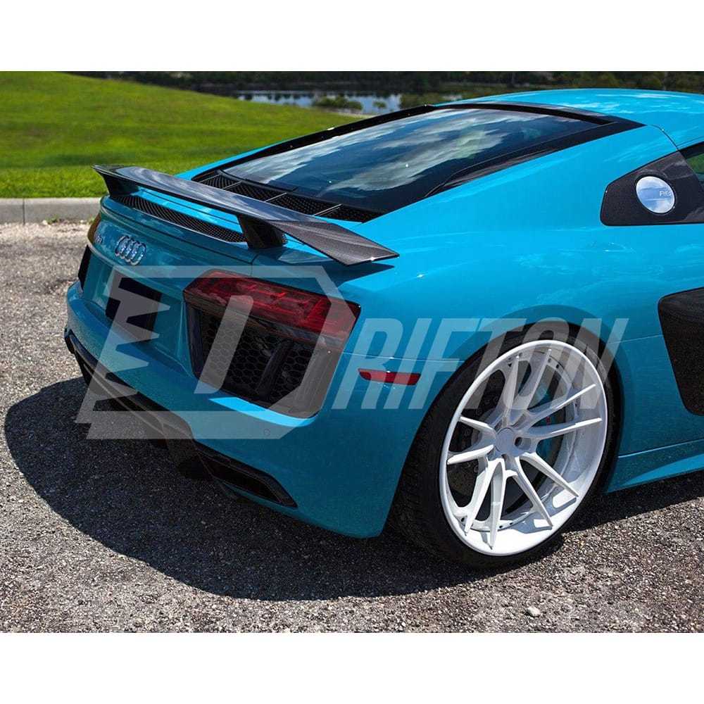 GT Style Carbon Fiber Rear Spoiler GT Wing For Audi R8 2016-2024