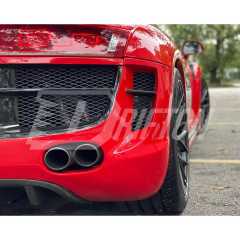 PPI Style Partial Carbon Fiber Wide Body Kit For Audi R8 2007-2015