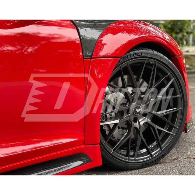 PPI Style Partial Carbon Fiber Wide Body Kit For Audi R8 2007-2015