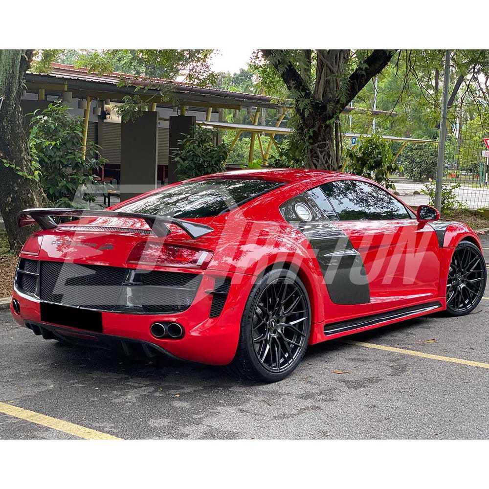 PPI Style Partial Carbon Fiber Wide Body Kit For Audi R8 2007-2015