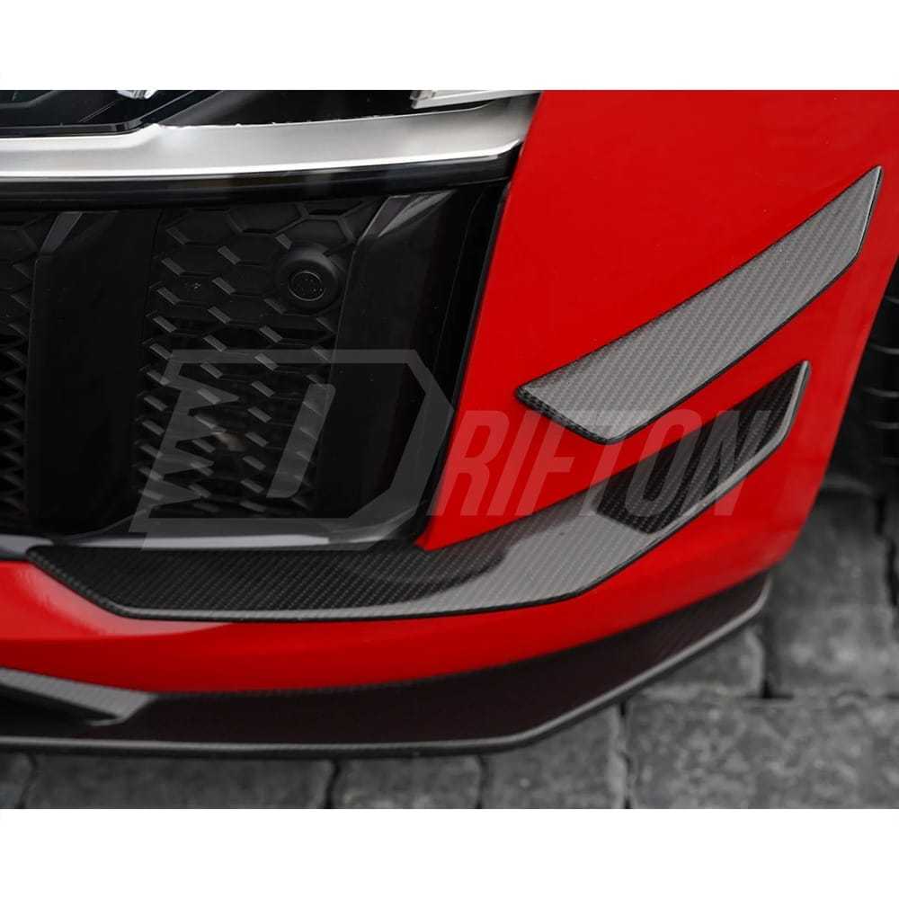 Performance Style Carbon Fiber Front Lip For Audi R8 2016-2019