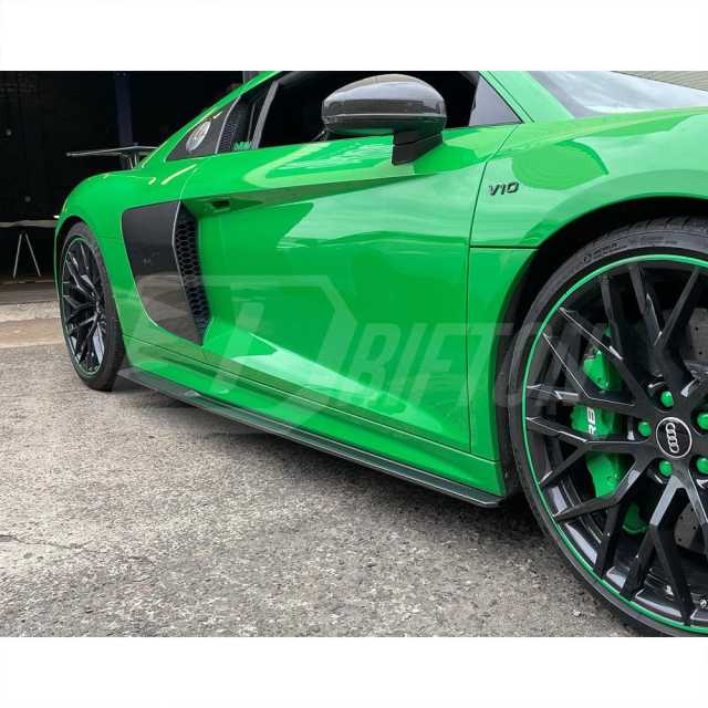 Performance Style Carbon Fiber Side Skirt For Audi R8 V10 2016-2019