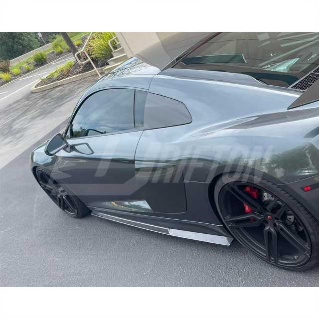 Performance Style Carbon Fiber Side Skirt For Audi R8 V10 2016-2019