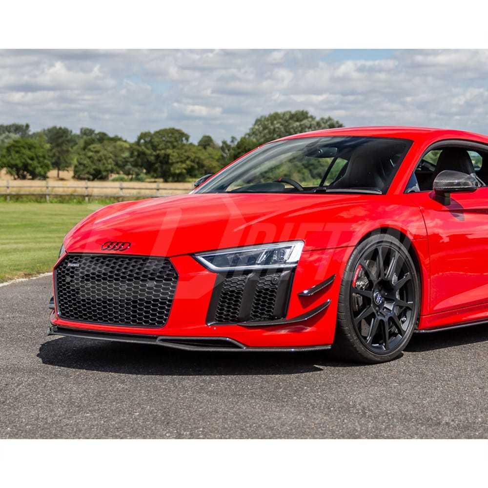 Performance Style Dry Carbon Fiber Front lip For Audi R8 2016-2019
