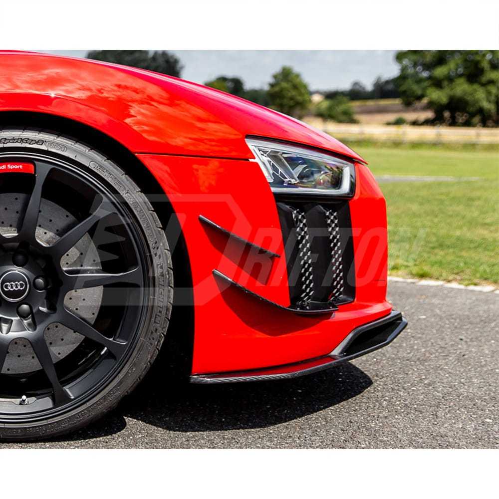 Performance Style Dry Carbon Fiber Front lip For Audi R8 2016-2019