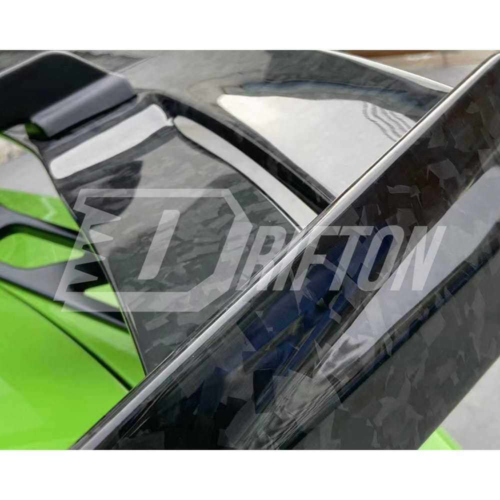 Drifton Style Dry Carbon Fiber Rear Spoiler GT Wing For Audi R8 2016-2024