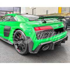 GT RWD Style Dry Carbon Fiber Rear Diffuser For Audi R8 2020-2024